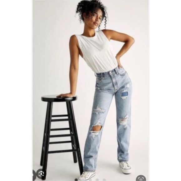We The Free Denim - We The Free CRVY Straight Shooter Jeans in East End Dusk Size 29